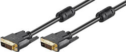 Goobay Cablu DVI-D - DVI-D de sex feminin 2m Negru (93110)