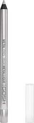 Gosh Metal Eyes Eyeliner Μαλακό Μολύβι Ματιών 004 Silver Stone