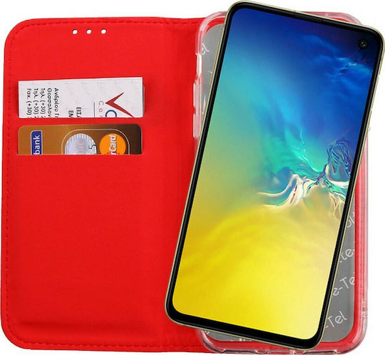Volte-Tel Pocket Magnet Book Δερματίνης Κόκκινο (Galaxy S10e)