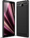 Hurtel Back Cover Σιλικόνης Μαύρο (Xperia 10 Plus)