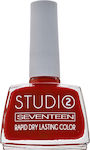 Seventeen Studio Rapid Dry Lasting Color Gloss Βερνίκι Νυχιών Quick Dry Κόκκινο 106 12ml