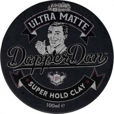 Dapper Dan Ultra Matte Super Hold Clay Πηλός για Δυνατό Κράτημα & Ματ Αποτέλεσμα 100ml