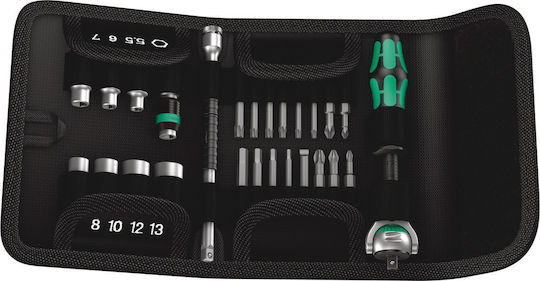 Wera W051045 Screwdriver Socket with 26 Interchangeable Tips