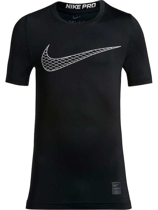 Compression Bluză Termică pentru Copii Dri-Fit Neagră