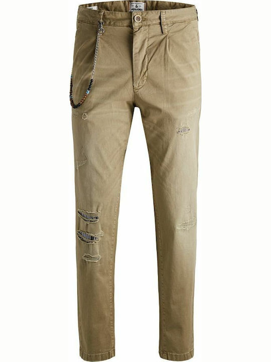 Jack & Jones Men's Trousers Elastic Beige