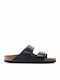 Birkenstock Arizona Birko-Flor Women's Flat Sandals Anatomic in Navy Blue Color Regular Fit