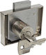 Cas Furniture Lock Nickel Furniture Lock with Cylinder Diameter 20mm and Cylinder Length 30mm (20x30)