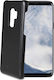 Celly Ghost Cover Back Cover Synthetic Leather Black (Galaxy S9+)