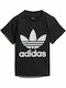 Kinder-T-Shirt Schwarz Originals TREFOIL