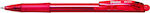 Pentel Retractable Pen Ballpoint 0.7mm with Red Ink