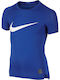 Compression Kinder Thermohemd Blau