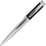 Cerruti Στυλό Ballpoint με Μπλε Mελάνι Zoom Black