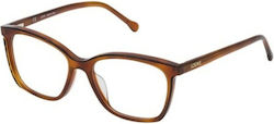 Loewe Damen Acetat Brillengestell Braun