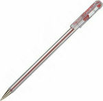 Pentel Στυλό Ballpoint 1.0mm με Κόκκινο Mελάνι Superb Medium Point