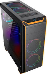 Supercase Thor TH06A Gaming Midi Tower Κουτί Υπολογιστή με Πλαϊνό Παράθυρο Μαύρο