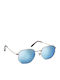 Eyelead Men's Sunglasses with Silver Metal Frame and Polarized Lens