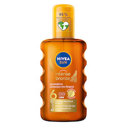 Nivea Carotene Oil Waterproof Sunscreen Oil Face SPF6 in Spray 200ml