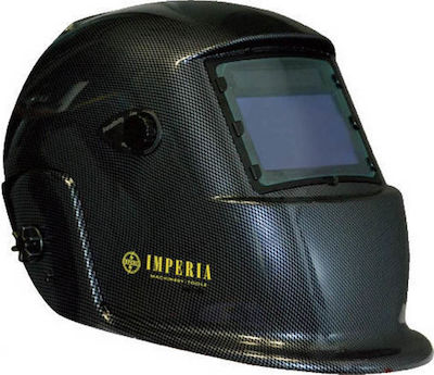 Imperia Welding Helmet with 98x43mm Visual Field Black