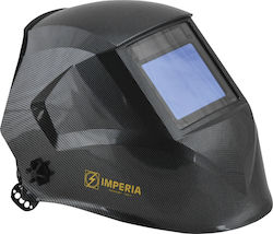 Imperia Ηλεκτρονική Μάσκα Ηλεκτροκόλλησης Οπτικού Πεδίου 100x73mm Μαύρη