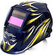 Kraft & Dele Welding Helmet with 94x37mm Visual Field Blue