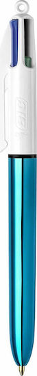 BIC 4 Colours Shine Στυλό Ballpoint Πολλαπλών Χρωμάτων