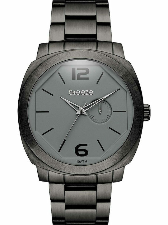 Breeze Mayan Ανδρικό Ρολόι 46mm Χρονογράφος Μπα...