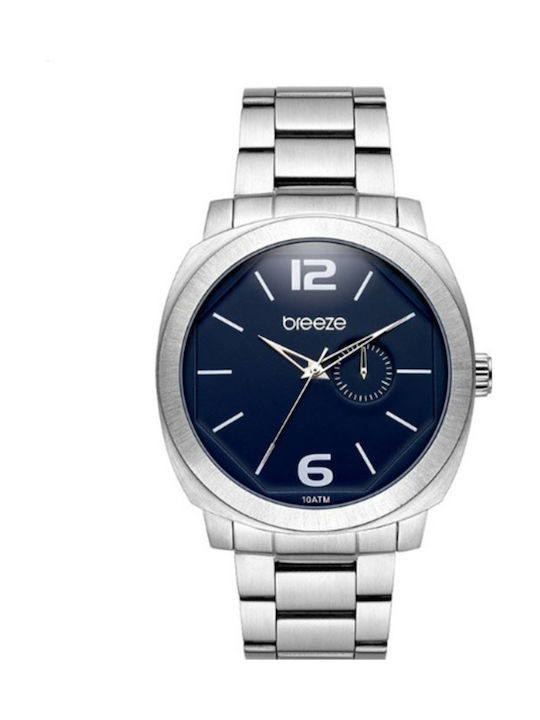 Breeze Mayan Ανδρικό Ρολόι 46mm Χρονογράφος Μπα...