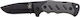 Survivors Folding Pocket Knife Gray with Sheath 21120