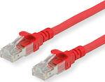 Roline U/UTP Cat.6a Cable 10m Κόκκινο