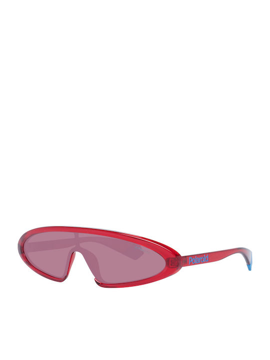 Polaroid Women's Sunglasses with Red Plastic Fr...