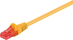 Goobay U/UTP Cat.6 Καλώδιο Δικτύου Ethernet 2m Κίτρινο