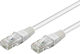 Goobay U/UTP Kat.6 Ethernet Netzwerkkabel 2m Weiß