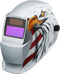 Tyno TN12G Welding Helmet with 92x42mm Visual Field Silver