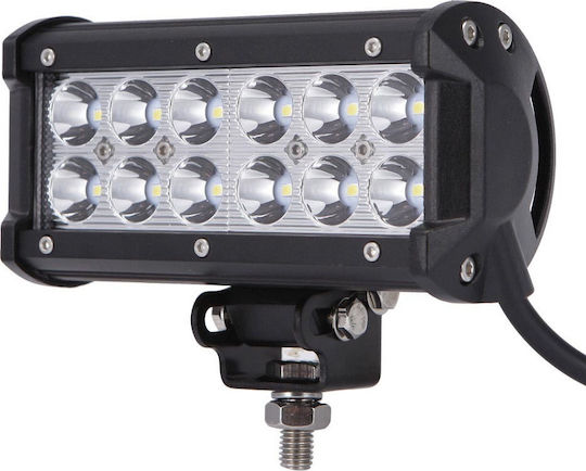 Waterproof Headlights Car in Bar Shape LED Universal 9 - 32V 36W 17cm 1pcs