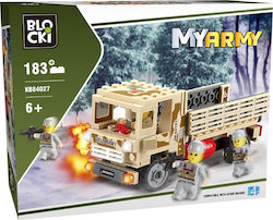 Blocki Building Block Military Truck for 6+ years 183pcs KB84027