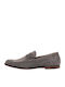 Herren Mokassins & Loafers 538 Leder Castor Grau Fentini