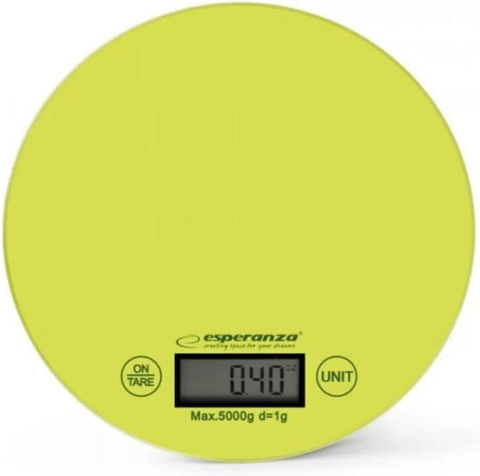 Esperanza Mango Digital Kitchen Scale Up To 5kg Green