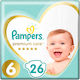 Pampers Klebeband-Windeln Premium Care Premium Care Nr. 6 für 13+ kgkg 26Stück