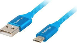 Lanberg Regular USB 2.0 to micro USB Cable Μπλε...