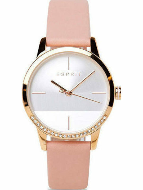 Esprit Ρολόι Μπαταρίας με Δερμάτινο Λουράκι Esprit Ρολόι Μπαταρίας με Δερμάτινο Λουράκι