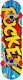 Rocket Skateboards Complete Skateboard Popart Mini 7.5" Komplett Kurzboard Mehrfarbig