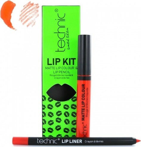Technic Seturi și Palete de Machiaj pentru Buze Matte Wild Child 2 Bucăți