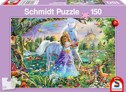 Kids Puzzle Princess with Unicorn and Lock for 7++ Years 150pcs Schmidt Spiele