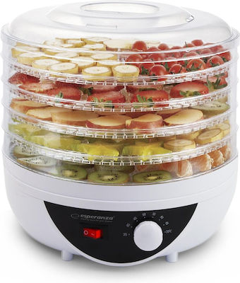 Esperanza Food Dehydrator with 5 Shelves and Adjustable Temperature 35-70°C