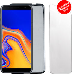 Volte-Tel Umschlag Rückseite Silikon Gray (Galaxy J4+) 8232732