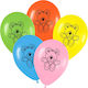 12" Printed Bear Balloon