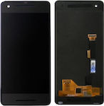 Screen with Touch Mechanism for Google Pixel 2 (Black)