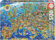 Crazy European Map Puzzle 2D 500 Stücke