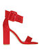 Suede Sandals Anatomic Red
