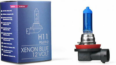 M-Tech Lămpi Autoturismului & Motocicletei Xenon Blue H1 Halogen 5000K Alb rece 12V 55W 1buc